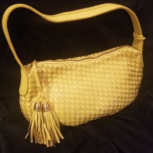 Elliott Lucca yellow handbag